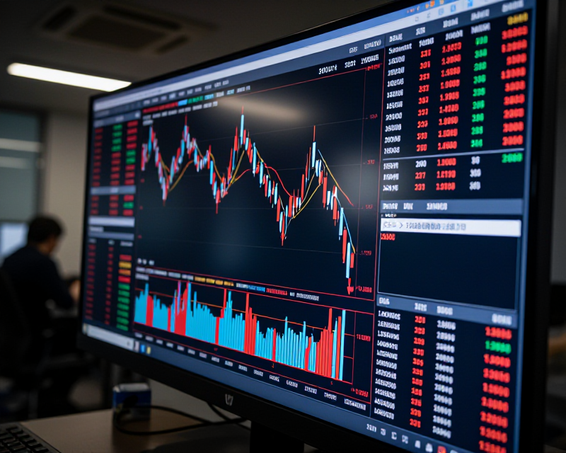 Stock Market Decline Visual