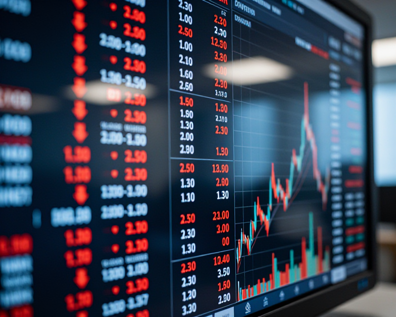 Stock Market Decline Concept
