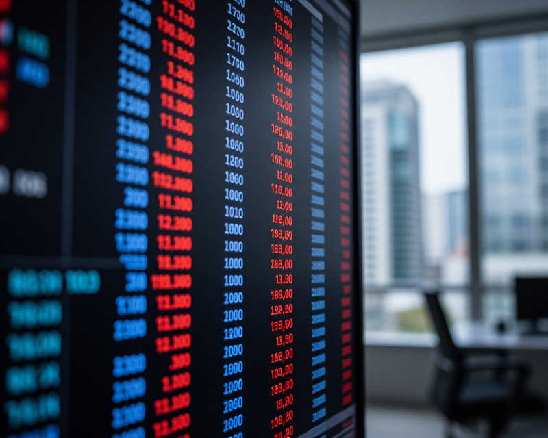 Korean Stock Market Display