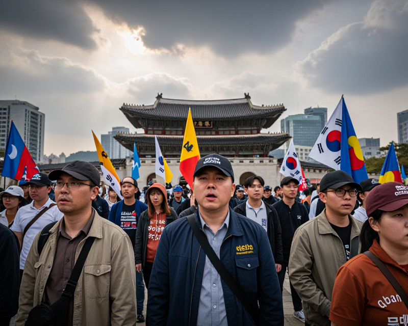 Labor Protest in Seoul