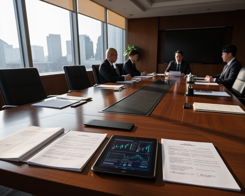 South Korean Government Budget Concept
