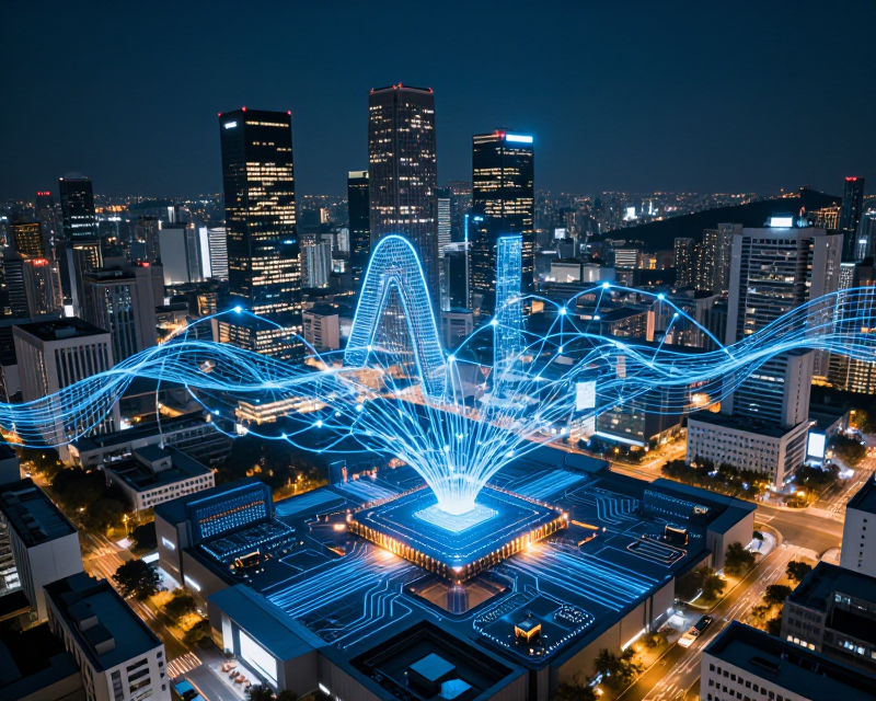 Futuristic AI Technology Concept