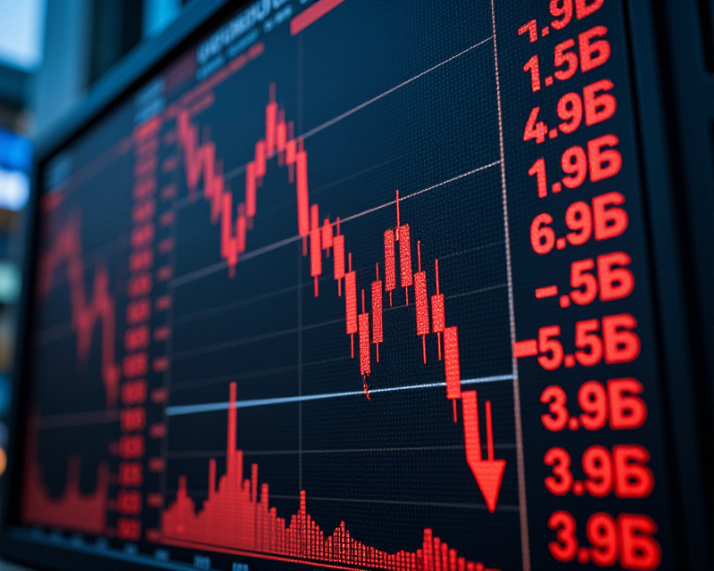 Stock Market Decline Visual