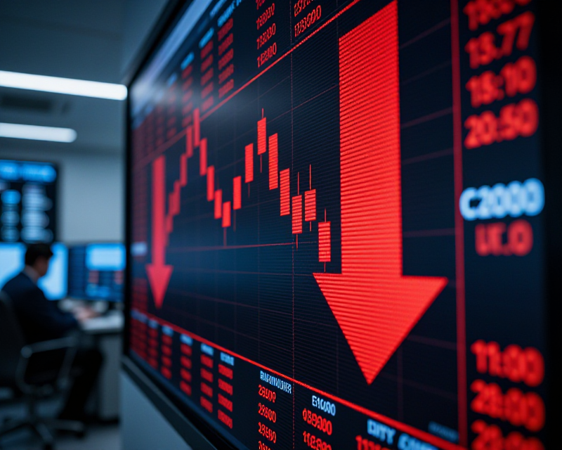 Stock Market Crash Visual