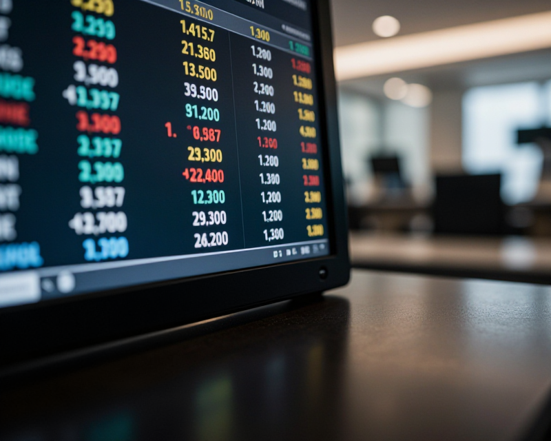 Financial Exchange Rate Display