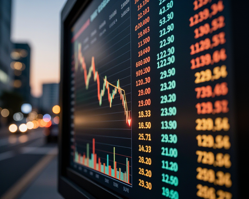 Stock Market Digital Display