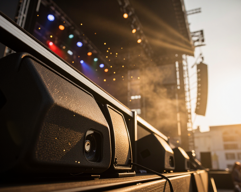 Golden Hour Stage Atmosphere