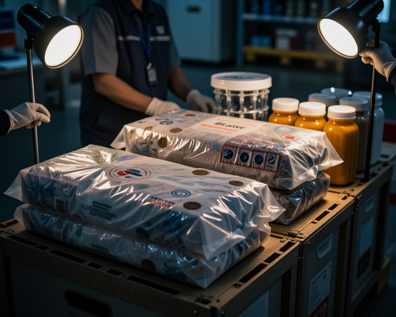 Customs drug seizure concept