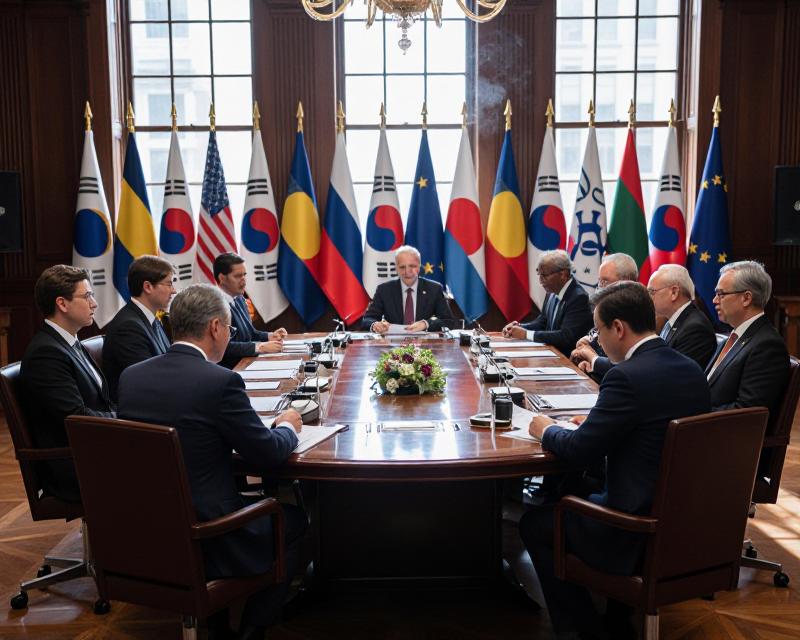 Diplomatic Summit in New York