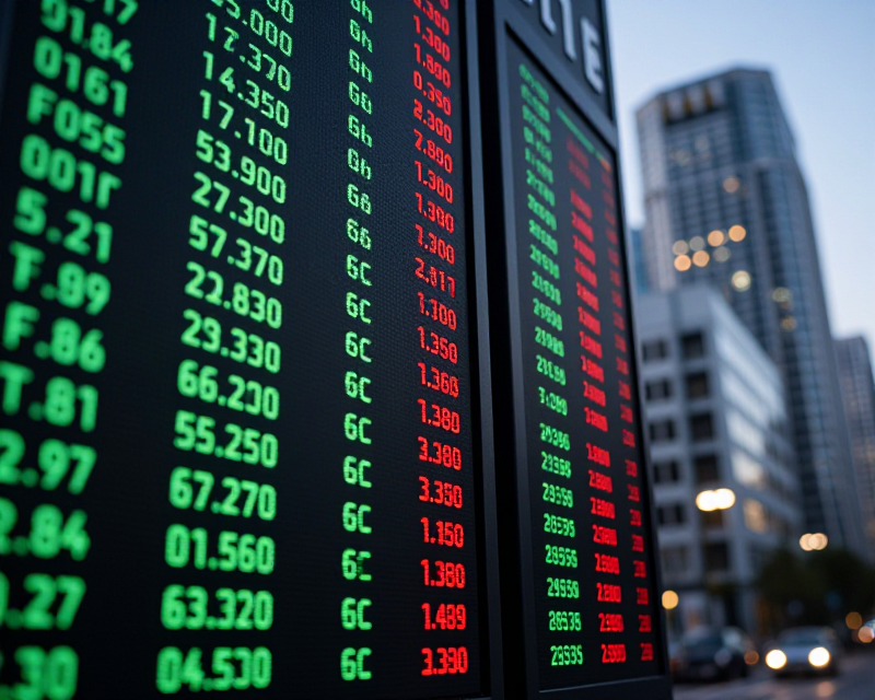 Digital Stock Market Display
