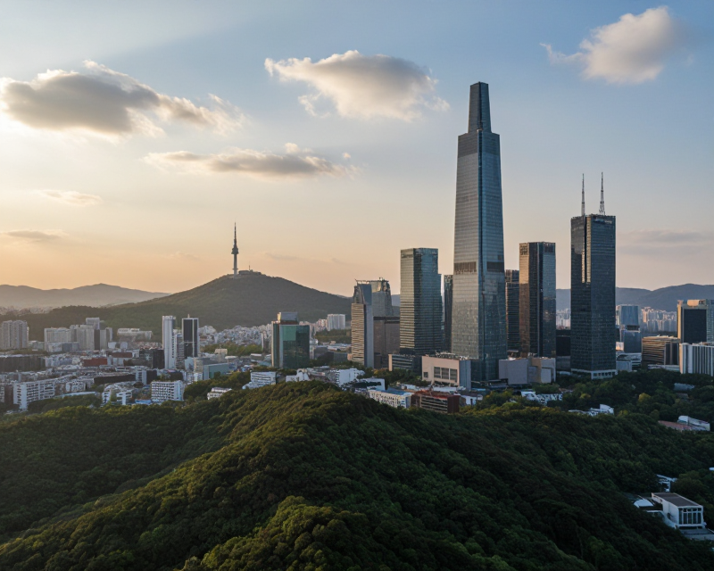 Seoul Morning Sky