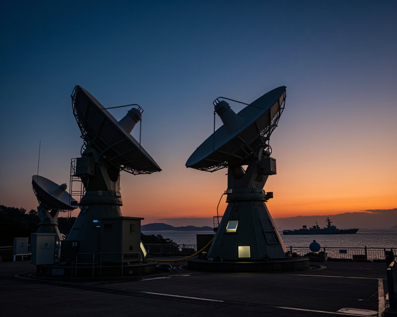 Cinematic Military Surveillance Scene
